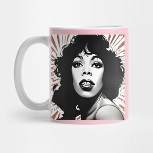 Donna Summer vintage Retro portrait Mug